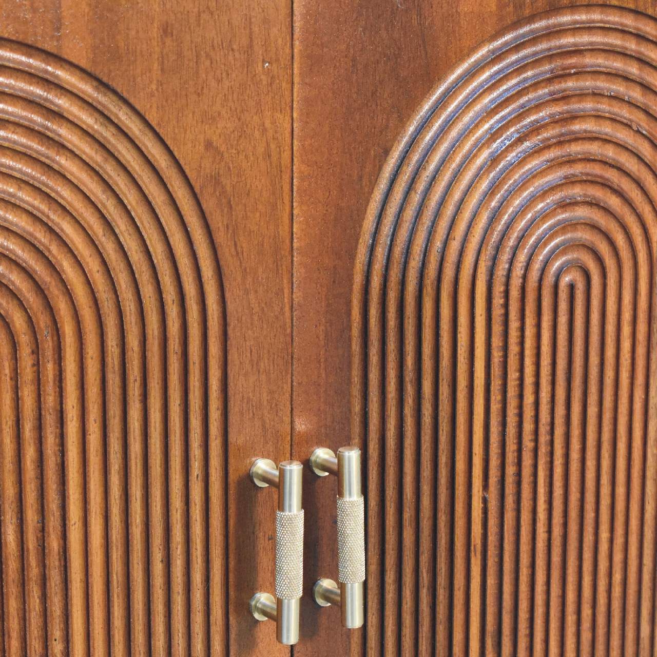 Artisan - Chestnut Carved Ball Cabinet
