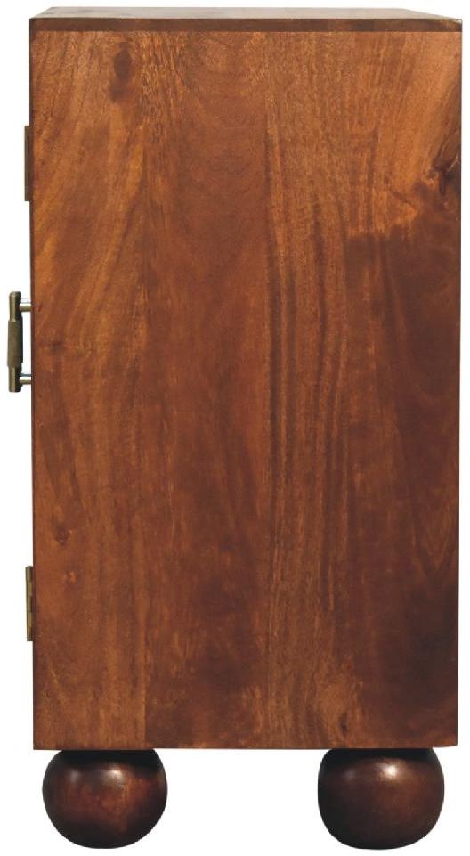 Artisan - Chestnut Carved Ball Cabinet