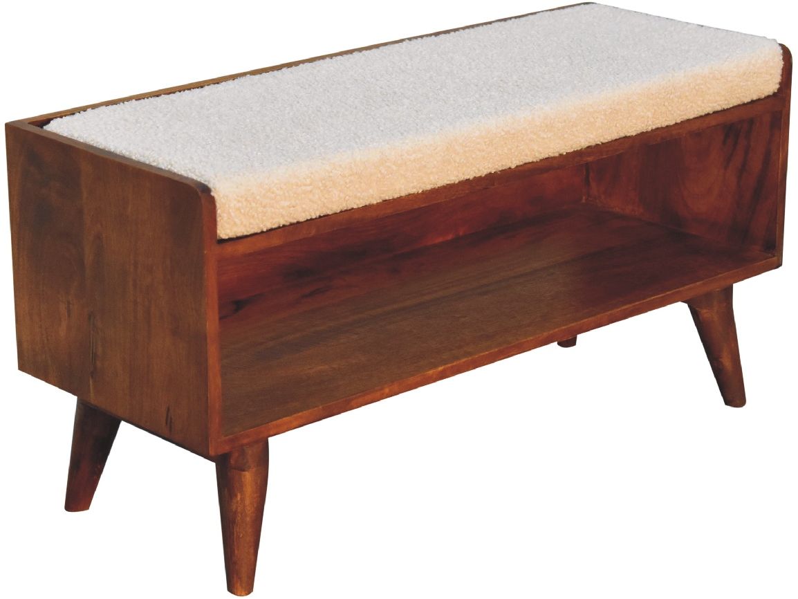 Artisan - Boucle Nordic Storage Bench