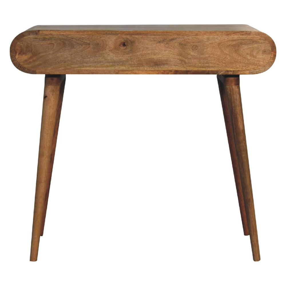 Artisan - Curved Chestnut Writing Desk