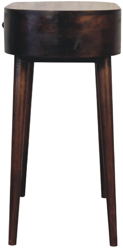 Artisan - Light Walnut Curved Edge Console Table