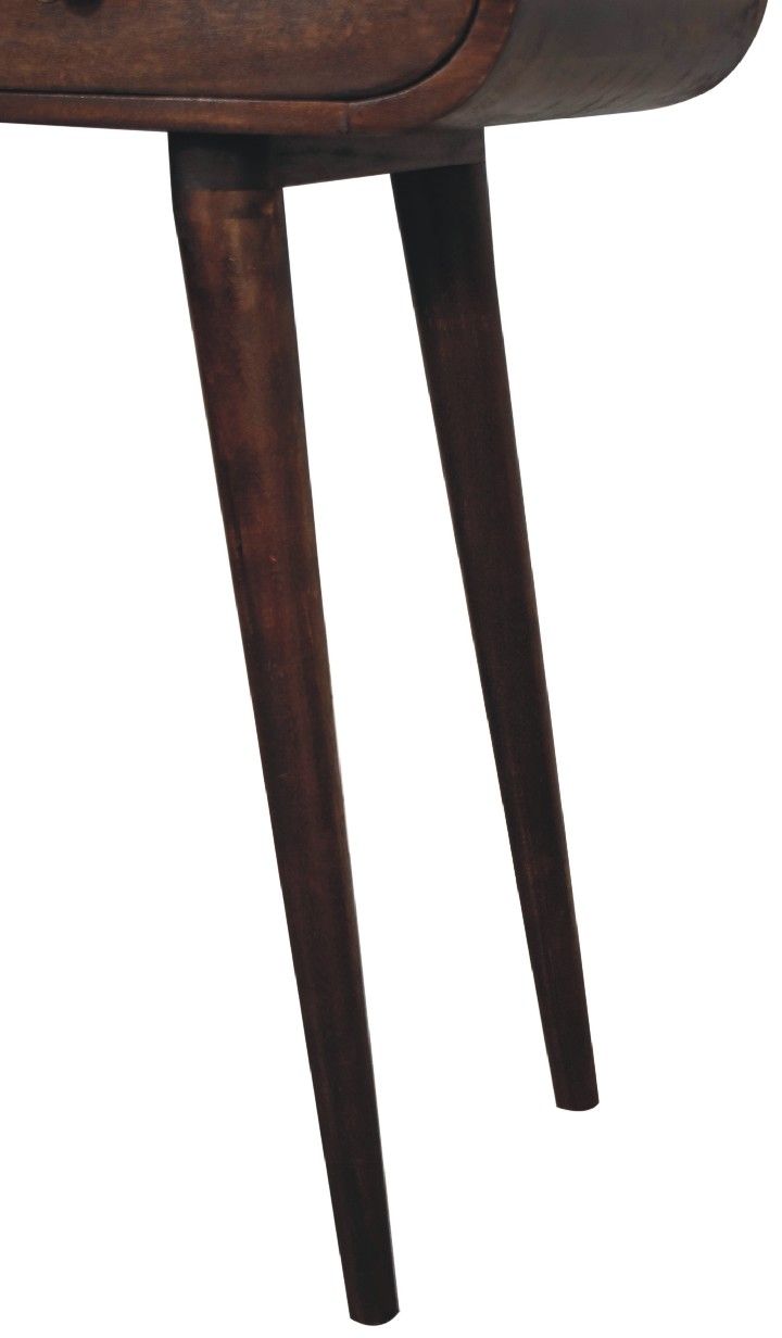 Artisan - Light Walnut Curved Edge Console Table