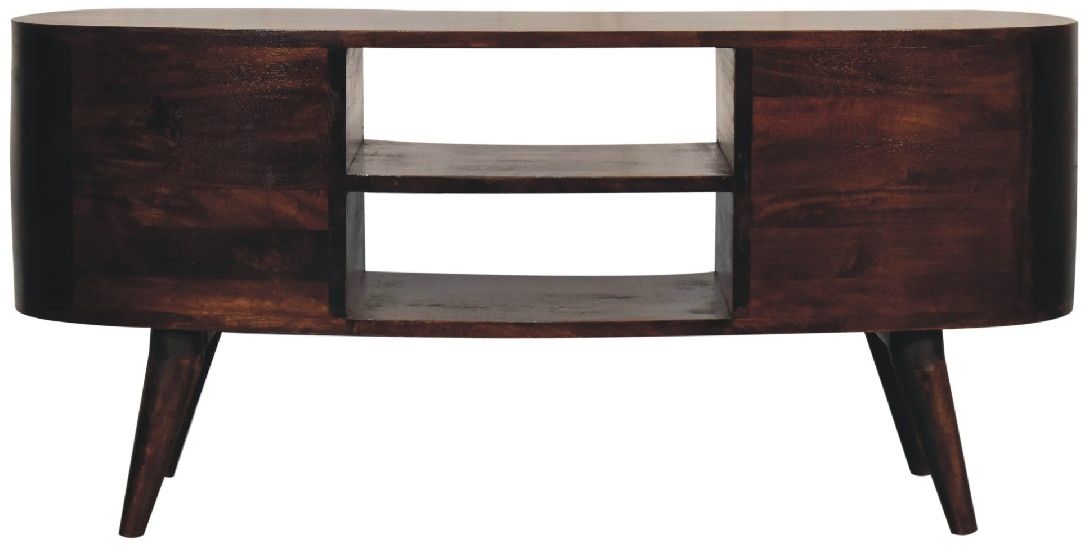 Artisan - Light Walnut Wave Entertainment Unit