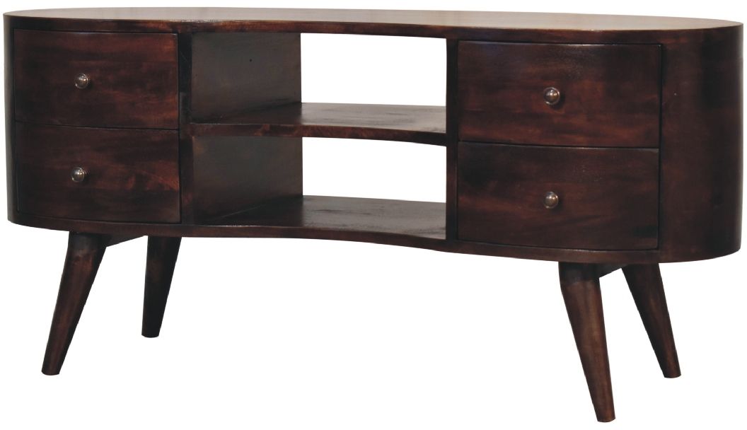 Artisan - Light Walnut Wave Entertainment Unit