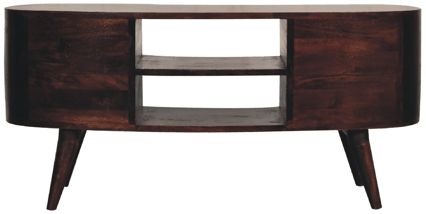 Artisan - Light Walnut Wave Entertainment Unit