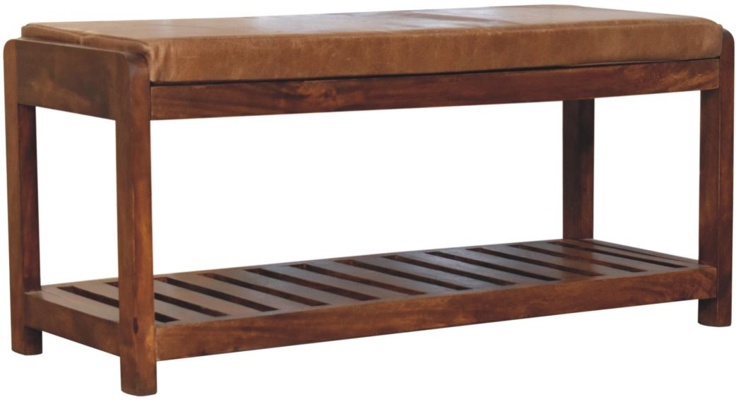 Artisan - Buffalo Slatted Hallway Bench