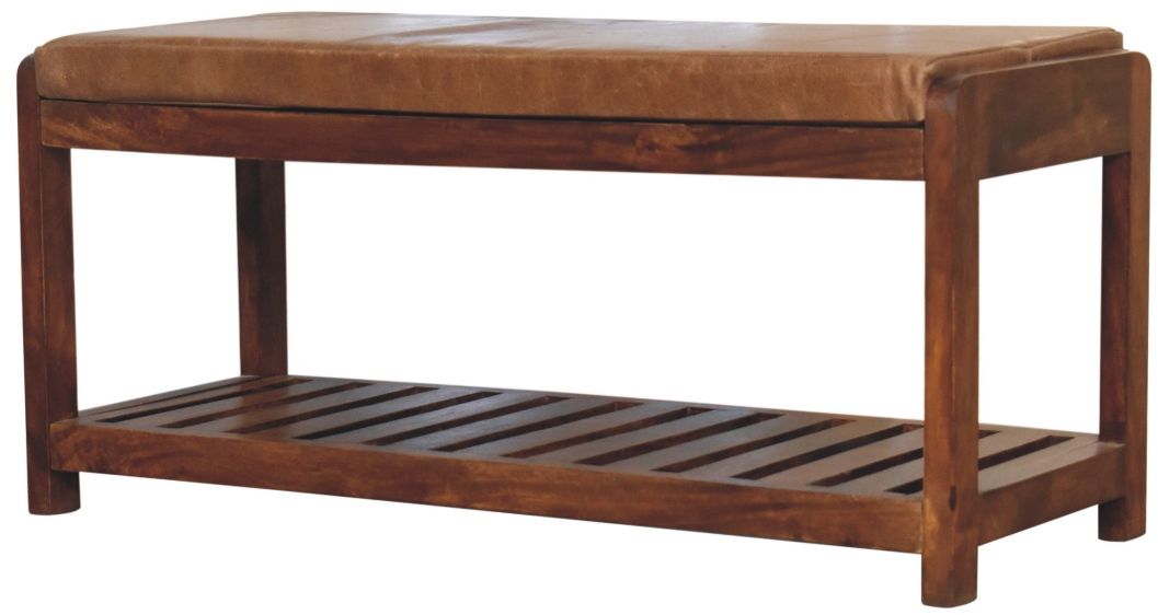 Artisan - Buffalo Slatted Hallway Bench