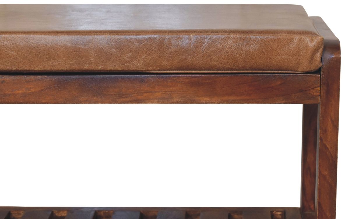 Artisan - Buffalo Slatted Hallway Bench