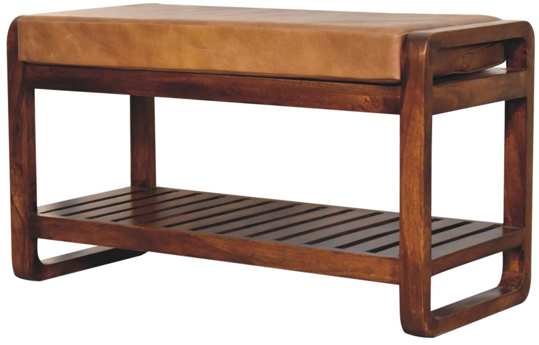 Artisan - Buffalo Slatted Hallway Bench