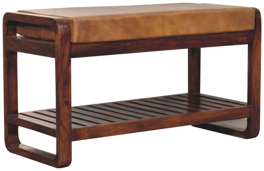 Artisan - Buffalo Slatted Hallway Bench