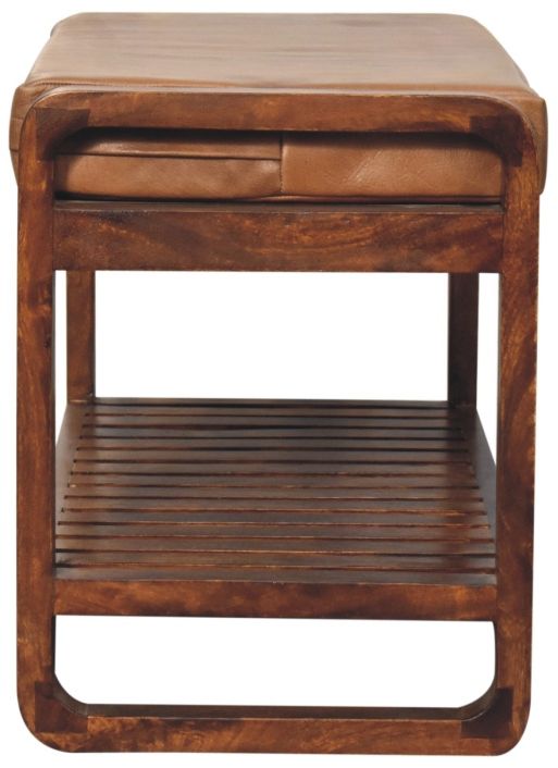 Artisan - Small Buffalo Slatted Hallway Bench