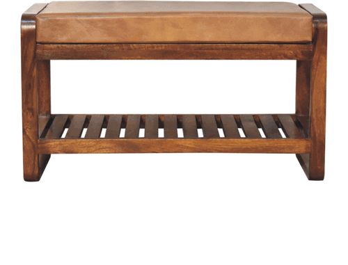 Artisan - Small Buffalo Slatted Hallway Bench