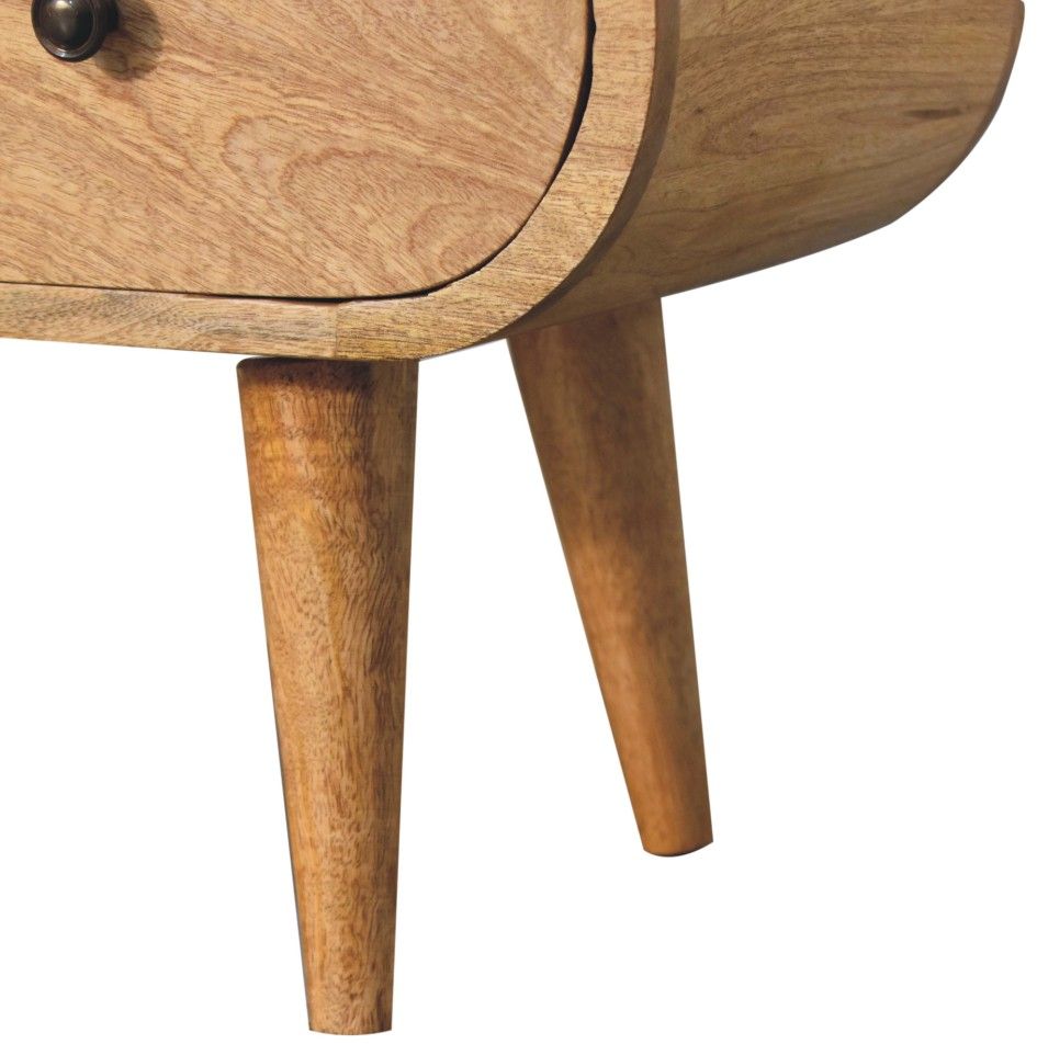 Artisan - Oak-Ish Circular TV Unit