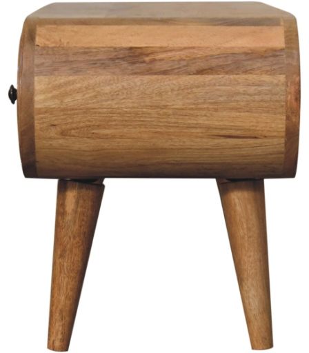 Artisan - Oak-Ish Circular TV Unit