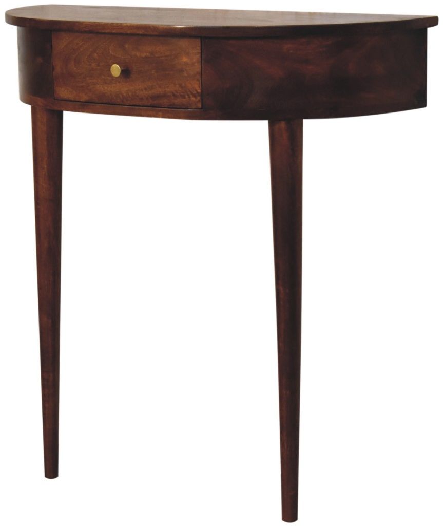 Artisan - Backless Mounted Chestnut Console
