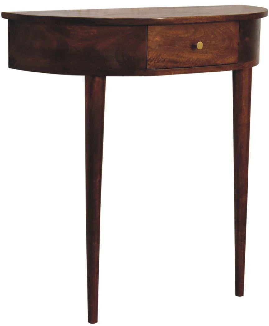 Artisan - Backless Mounted Chestnut Console
