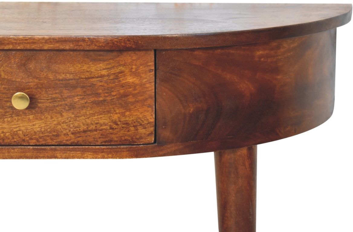 Artisan - Backless Mounted Chestnut Console