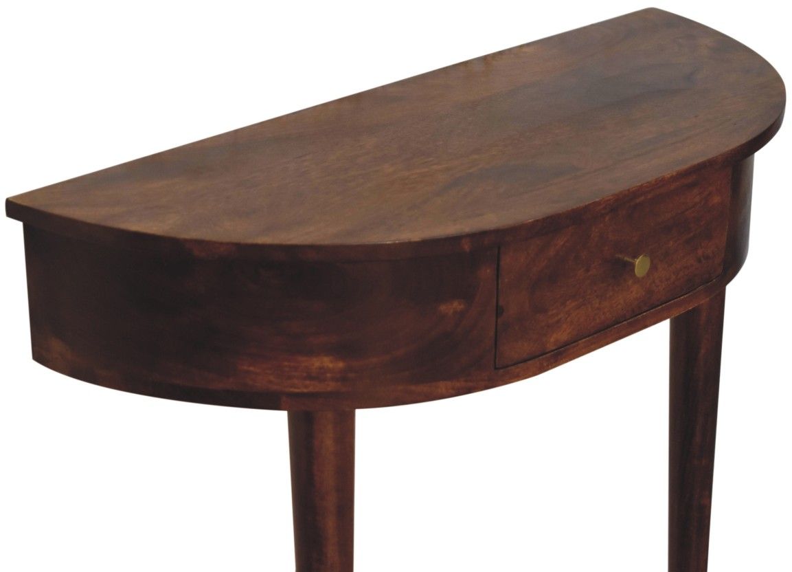 Artisan - Backless Mounted Chestnut Console