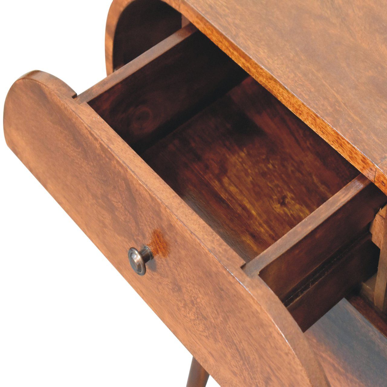 Artisan - Large Chestnut Circular Bedside