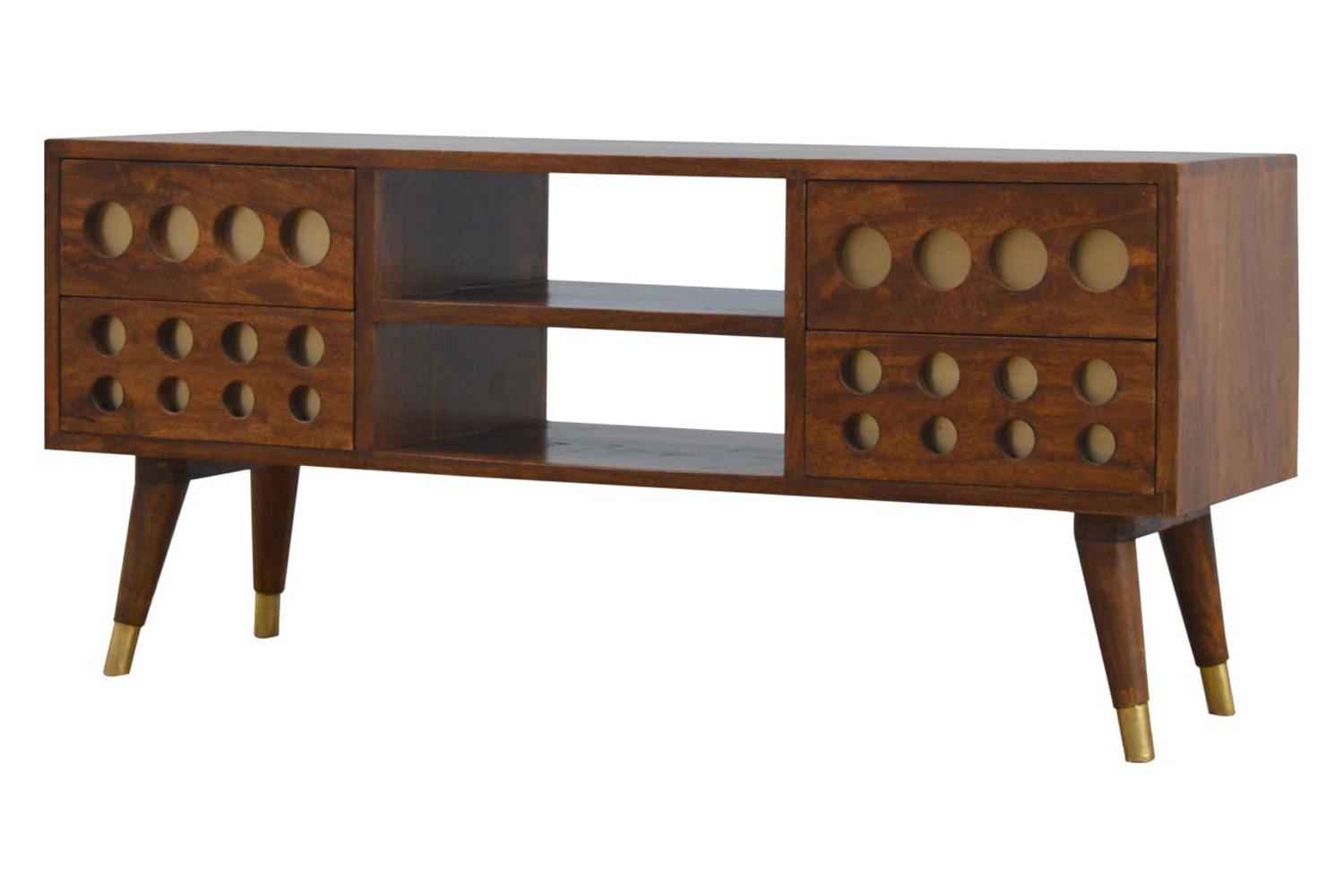 Artisan - Brass Inlay Cut Out Media Unit