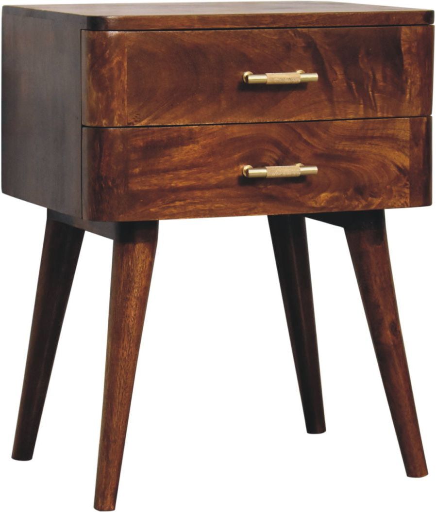 Artisan - Chestnut T-Bar Nordic Nightstand