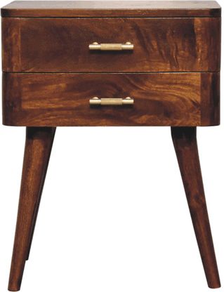 Artisan - Chestnut T-Bar Nordic Nightstand