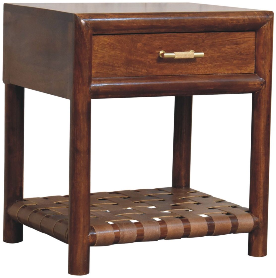 Artisan - Chestnut T-Bar Bedside