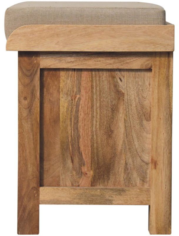 Artisan - Rattan Basket Linen Bench