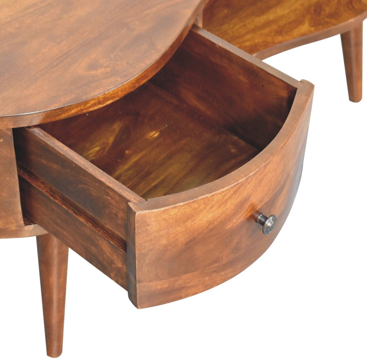Artisan - Large Chestnut Wave Coffee Table