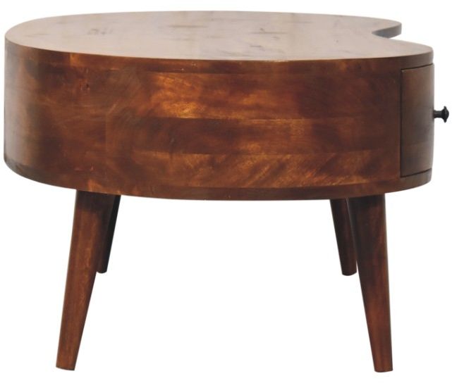 Artisan - Large Chestnut Wave Coffee Table