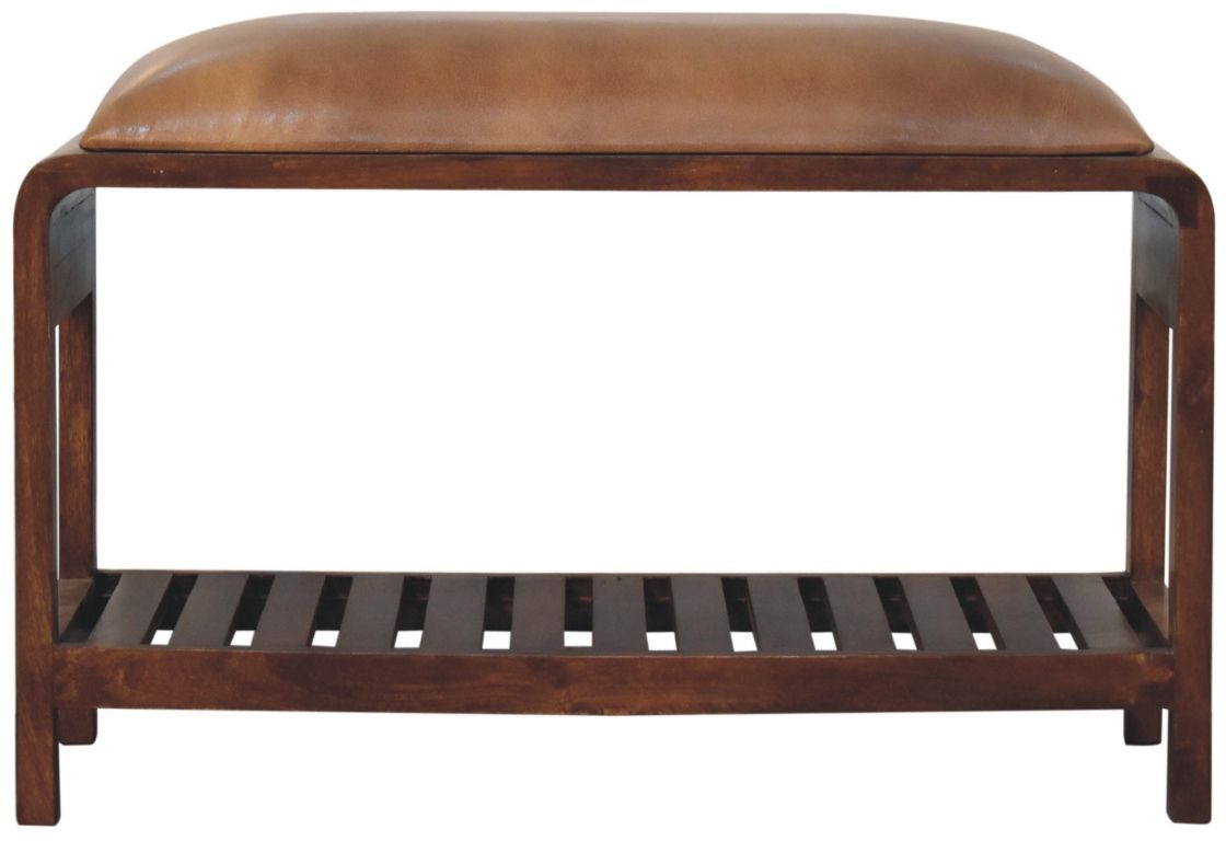 Artisan - Buffalo Slatted Square Bench