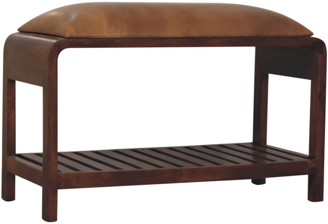 Artisan - Buffalo Slatted Square Bench