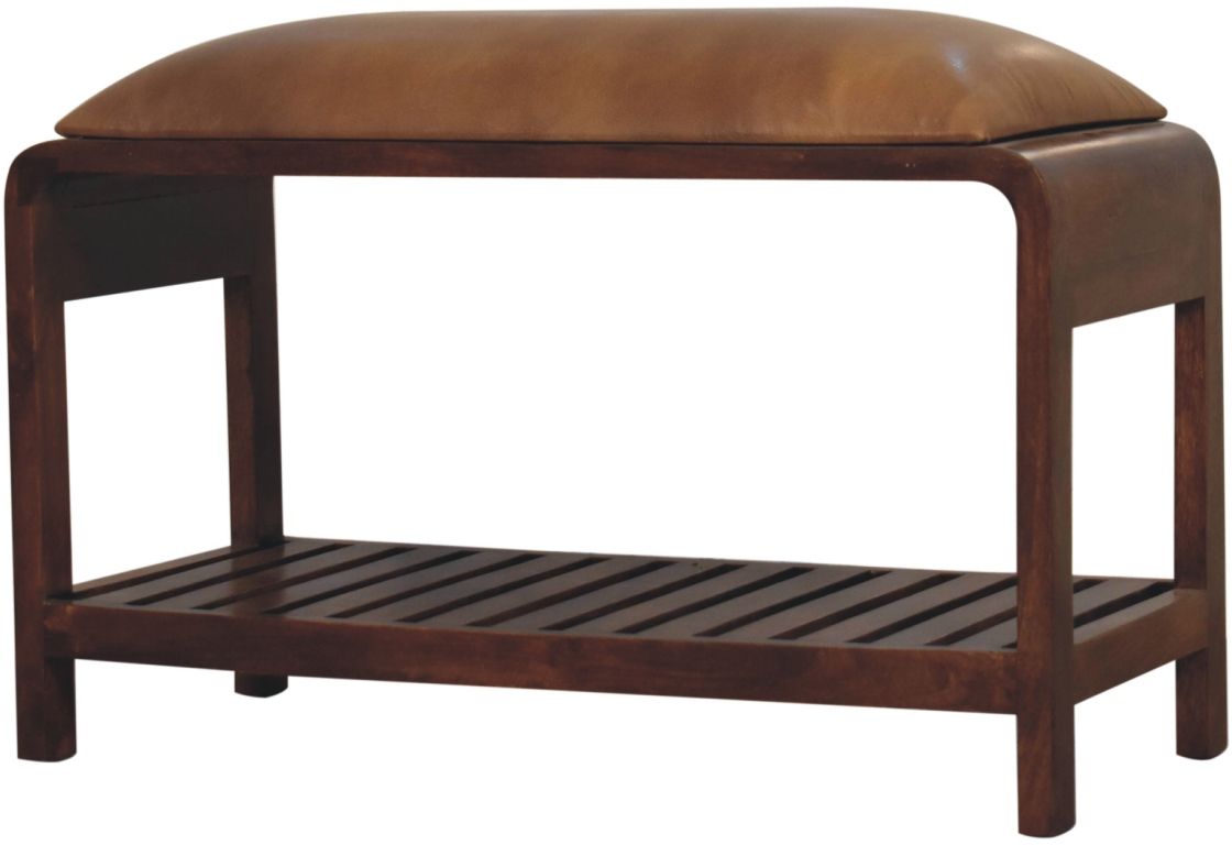 Artisan - Buffalo Slatted Square Bench