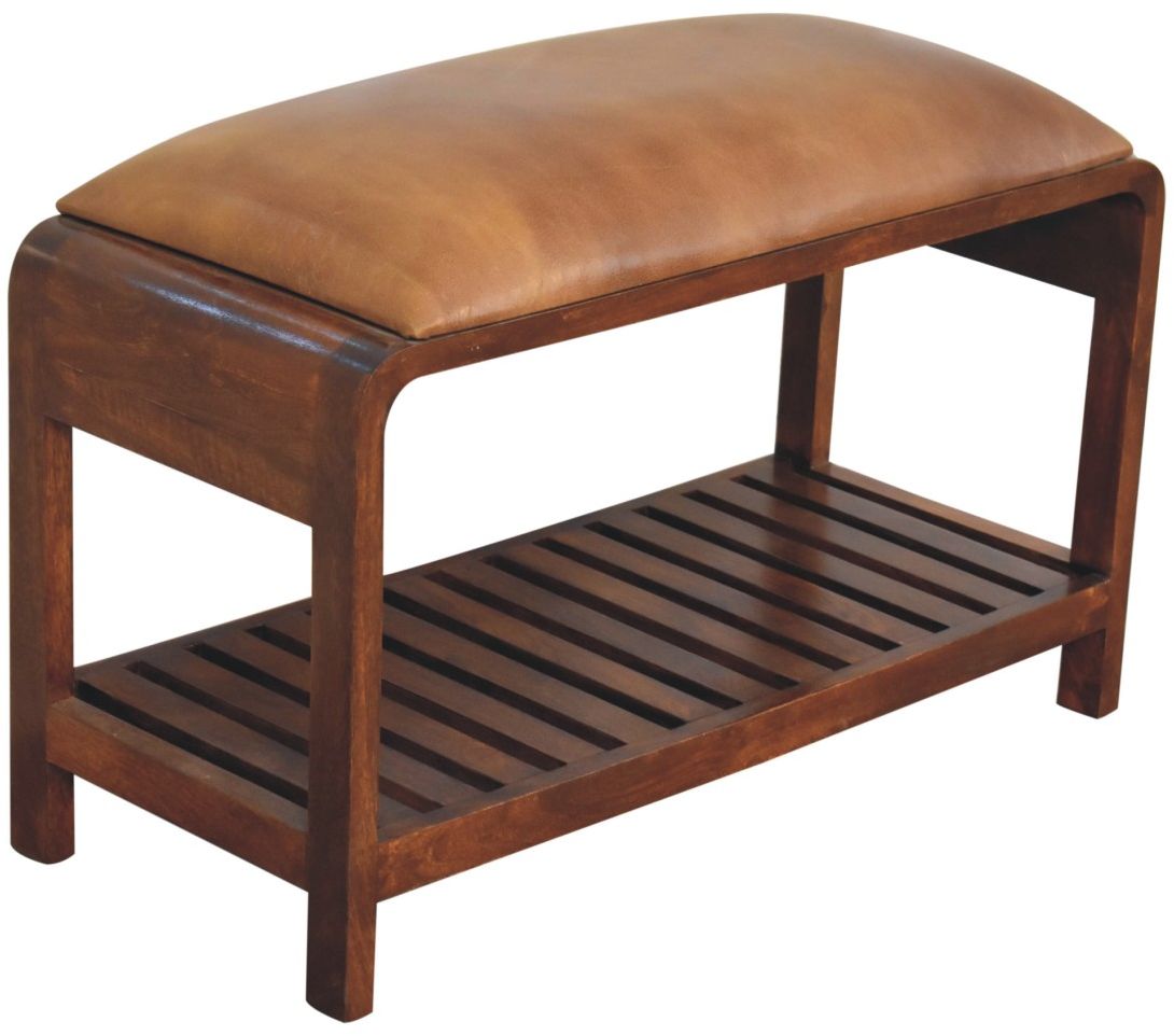 Artisan - Buffalo Slatted Square Bench