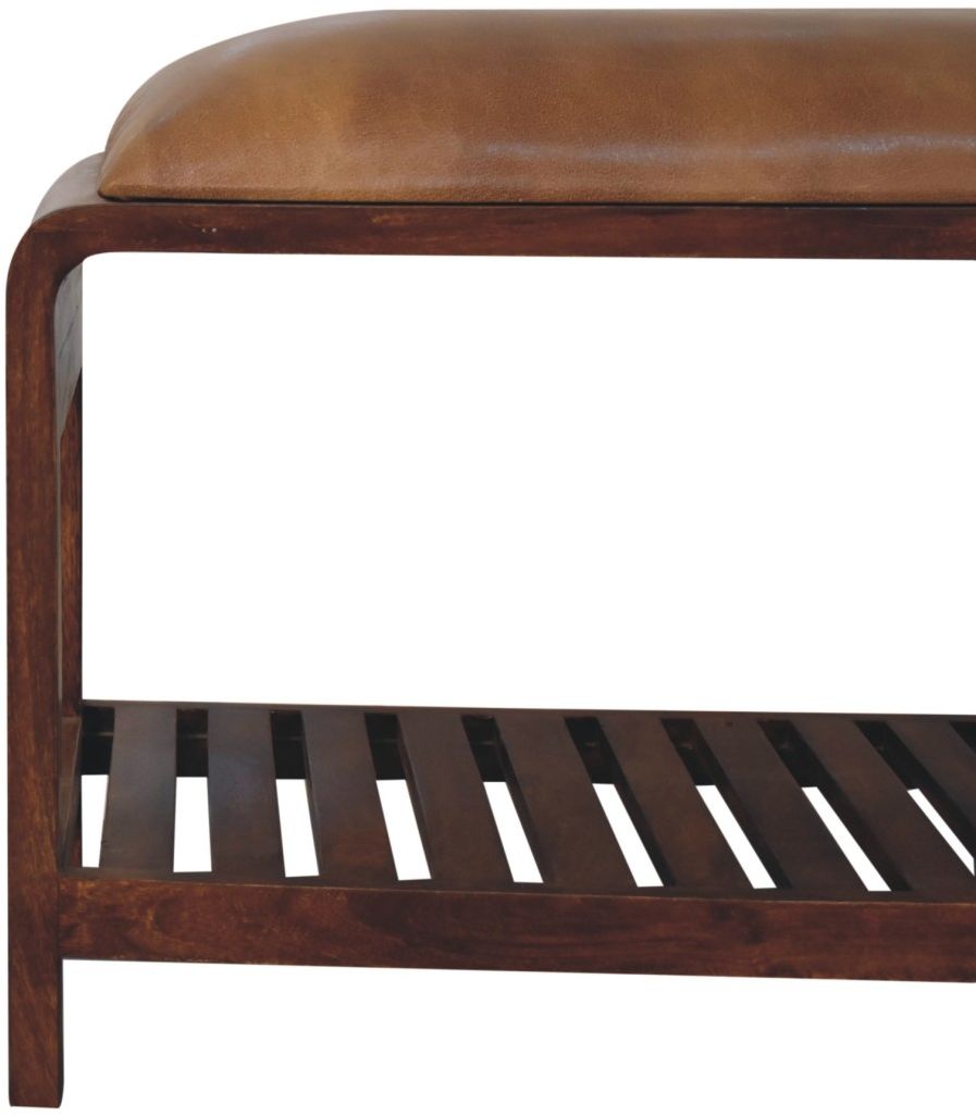 Artisan - Buffalo Slatted Square Bench