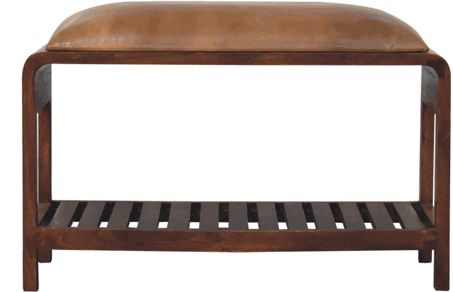 Artisan - Buffalo Slatted Square Bench