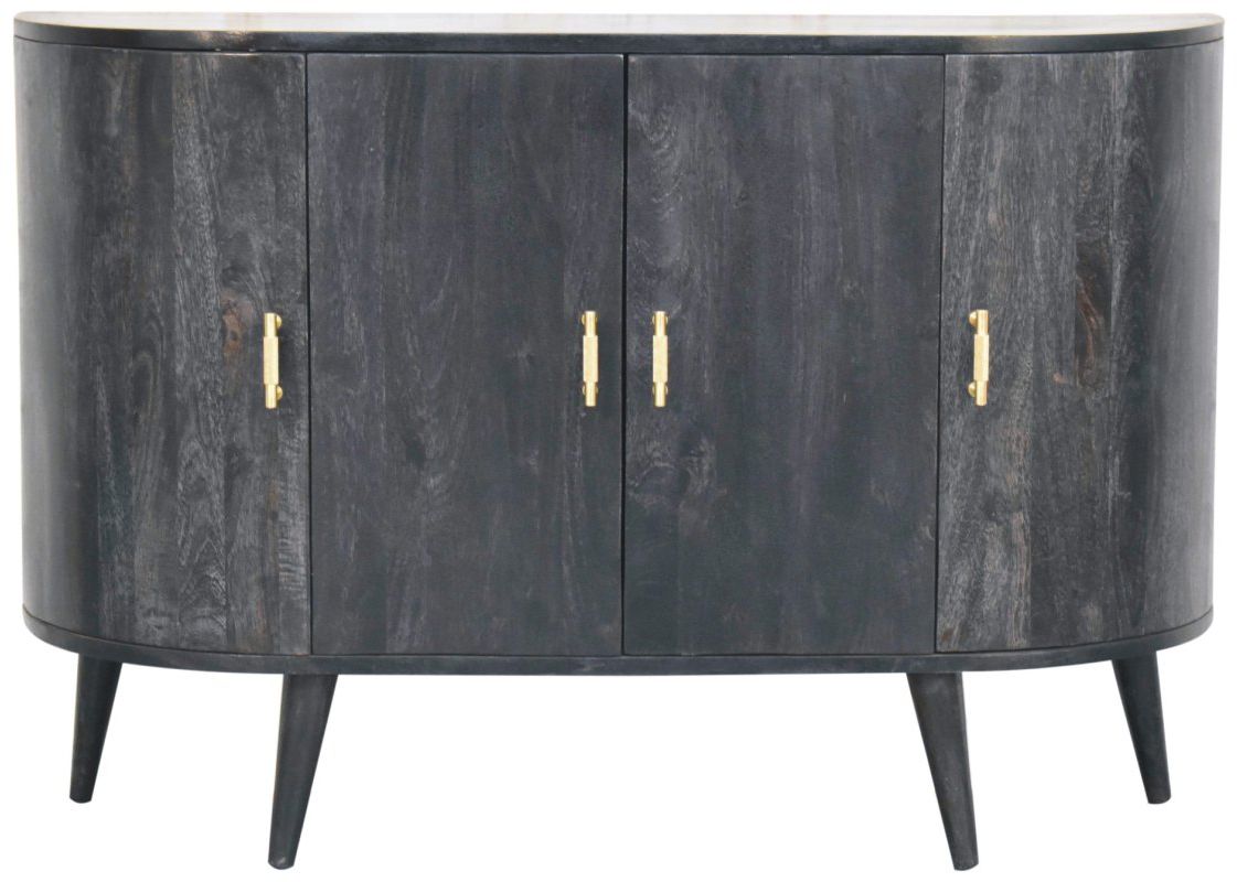 Artisan - Ash Black T-Bar Quad Cabinet