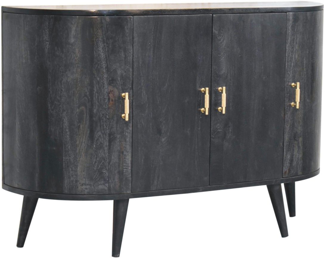 Artisan - Ash Black T-Bar Quad Cabinet