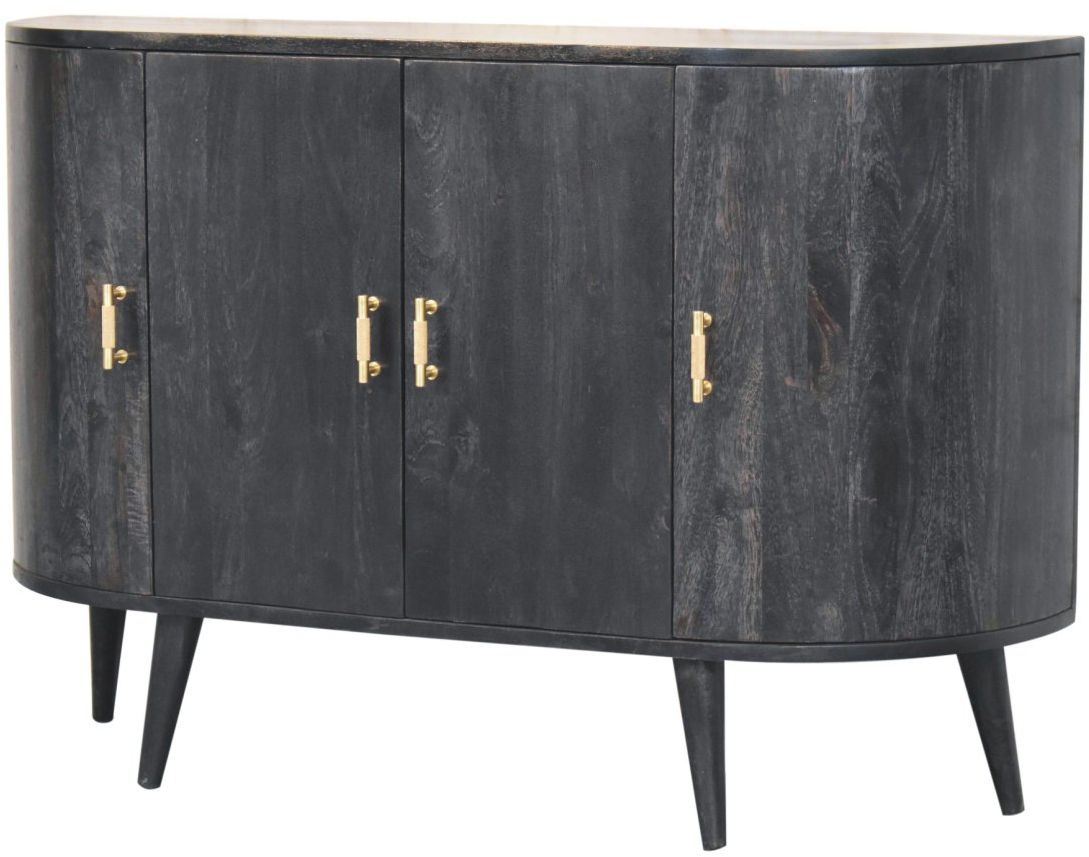 Artisan - Ash Black T-Bar Quad Cabinet