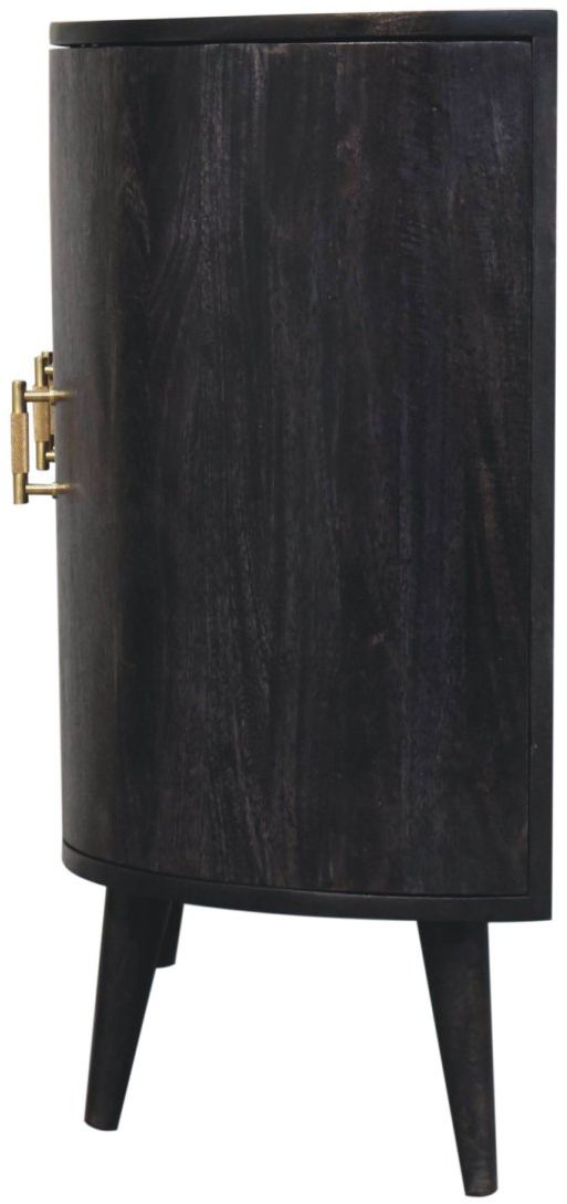 Artisan - Ash Black T-Bar Quad Cabinet