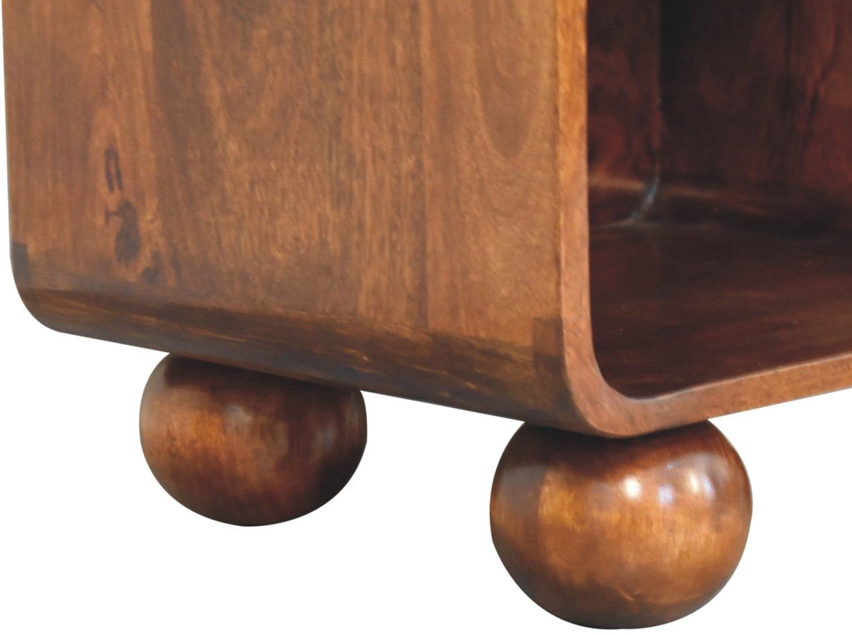 Artisan - Chestnut Open Woven Bedside