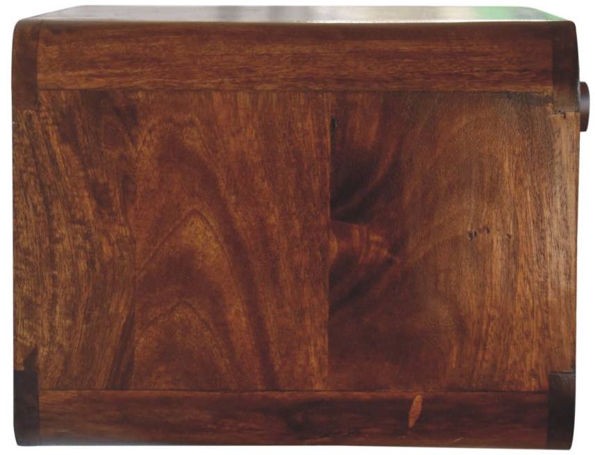 Artisan - Chestnut Wall Mounted Open Woven Bedside