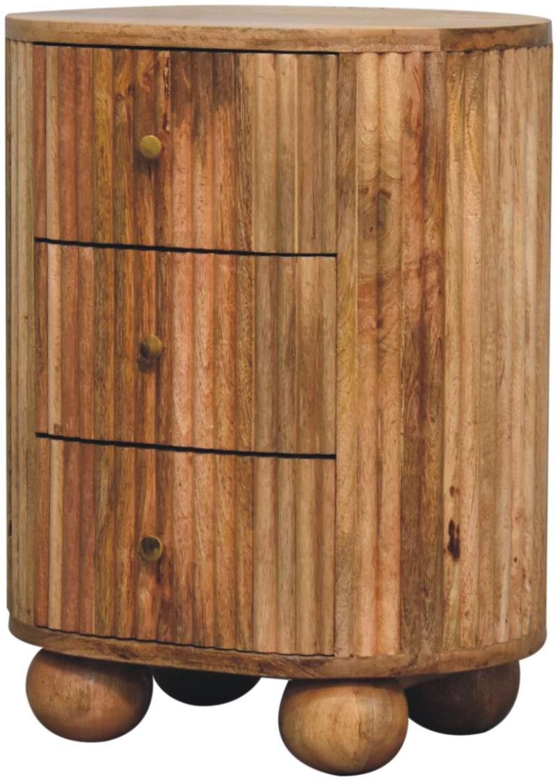 Artisan - Soba Ball 3 Drawer Bedside