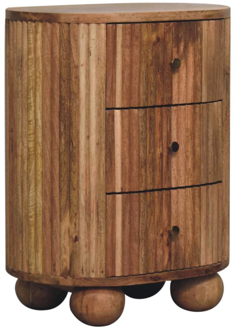 Artisan - Soba Ball 3 Drawer Bedside