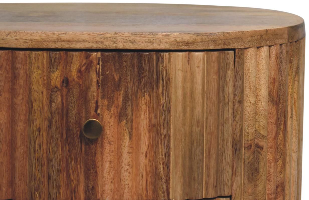 Artisan - Soba Ball 3 Drawer Bedside