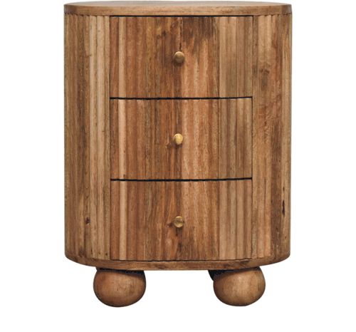 Artisan - Soba Ball 3 Drawer Bedside