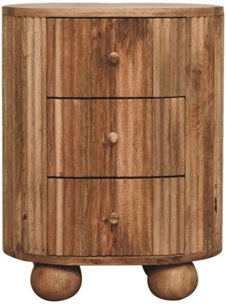 Artisan - Soba Ball 3 Drawer Bedside