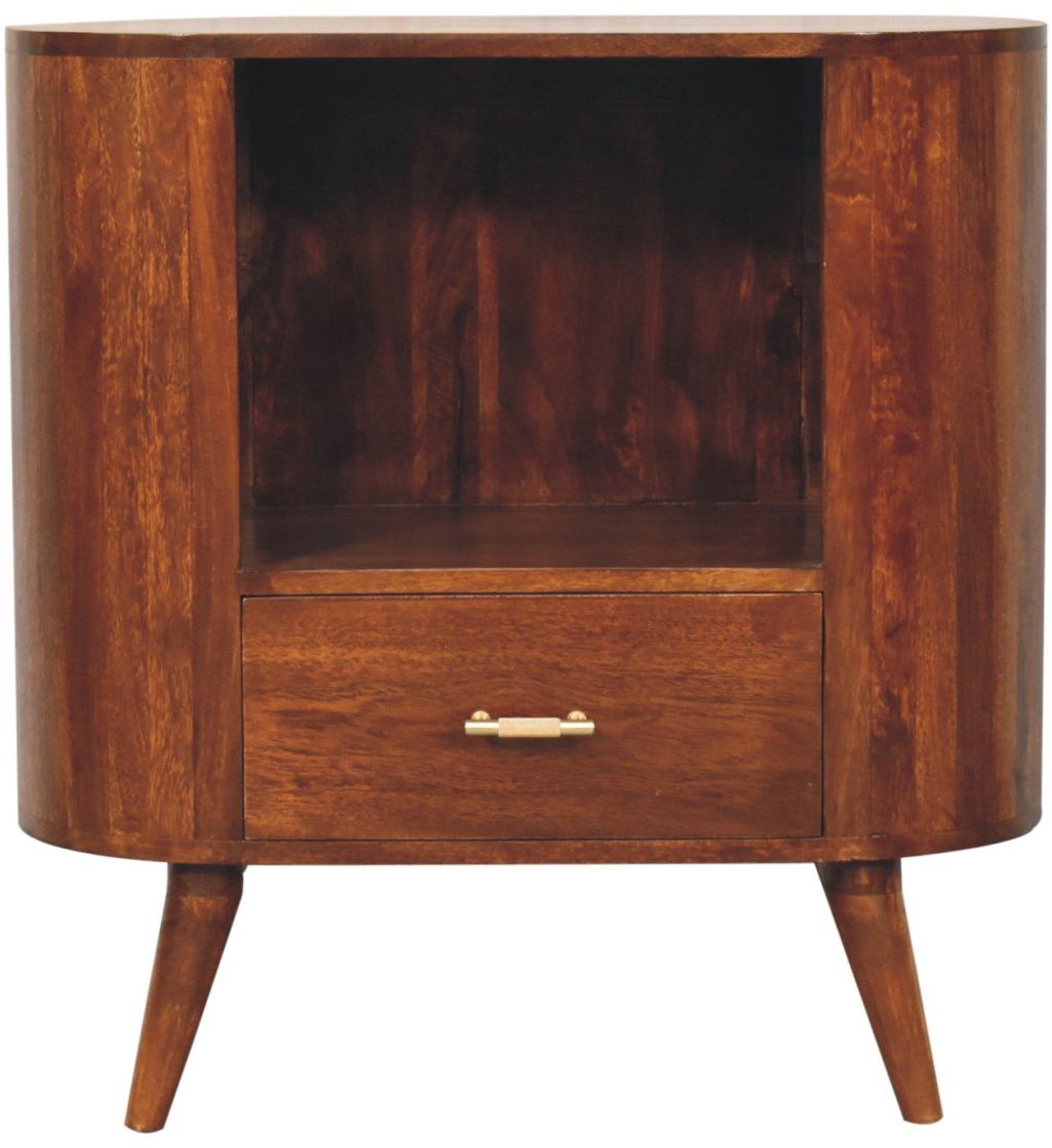 Artisan - T-Bar Cortez Chestnut Open Slot Cabinet