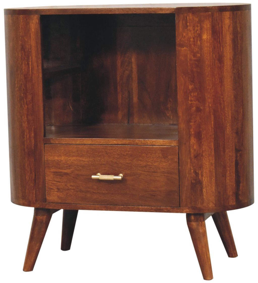Artisan - T-Bar Cortez Chestnut Open Slot Cabinet