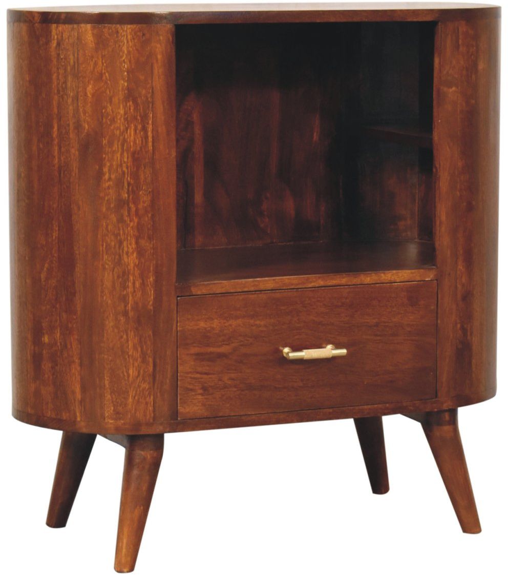 Artisan - T-Bar Cortez Chestnut Open Slot Cabinet